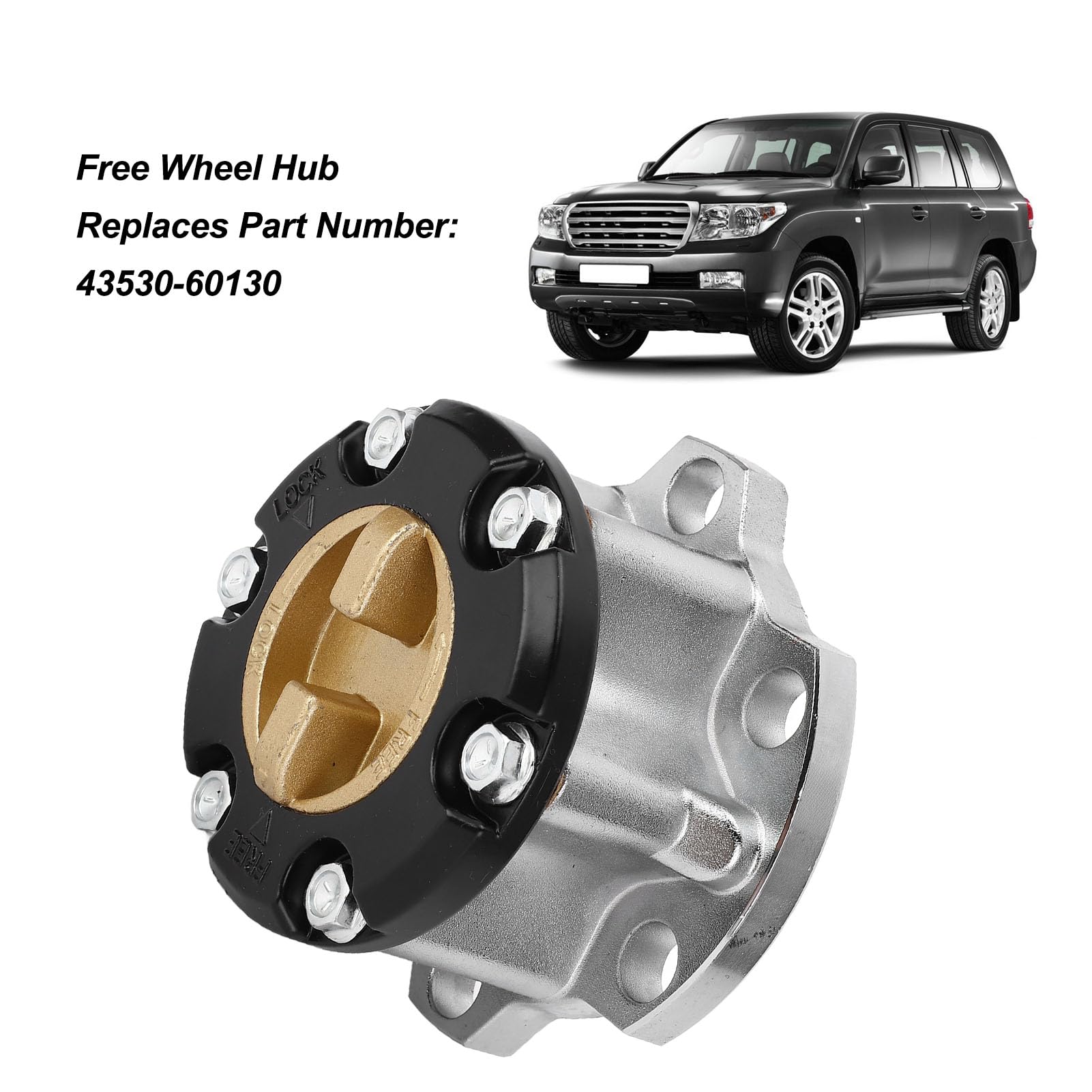 Amazon.com: Sunicon Wheel Hub Assembly, Metal Alloy Strong
